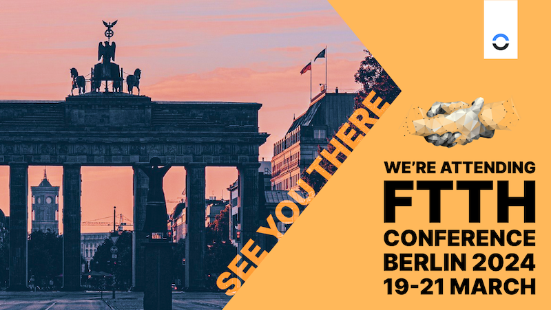 Brandenburg Gate along with FTTH details of conference