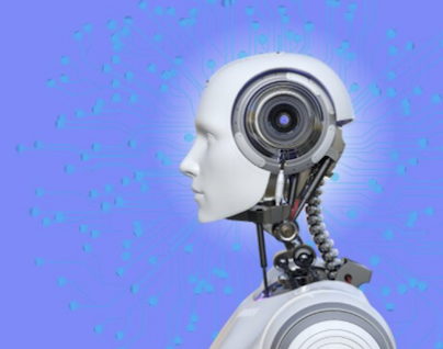 AI Robot head