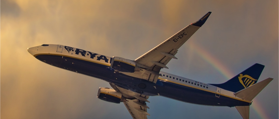 Ryanair's airplane 